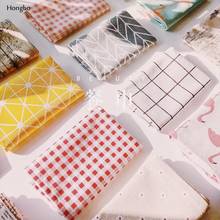 Hongbo 1 Pcs Plaid Cotton Placemat Japanese Fashion Style Fabric Table Mats Napkins Simple Design Tableware Kitchen Tool 2024 - купить недорого