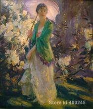 Oil paintings beach Marie in the Garden Peder Severin Kroyer artwork on canvas Handmade High quality 2024 - buy cheap