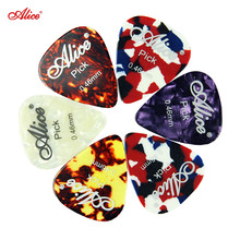 Alice 6pcs Bass Guitar Picks Multi Smooth Celluloid materials Custom Acoustic Electric Guitarra Plectrums Accessories Musical 2024 - buy cheap