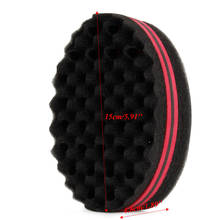 double sided wave-shaped sponge brushes multi-holes side braid Twist hair  curl wave Hair sponge brush hair styling tools