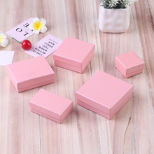 Ziris Gift Box 12 Pcs/Lot Wholesale Pink Kraft Paper Favour Boxes Fashion Design Bulk Necklace Ring Bracelet Jewelry Box 2024 - buy cheap