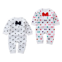 Newborn Baby Spring Rompers Cartoon Cotton Climbing Jumpsuit Infant Baby Boys Girls One Piece Bow Random Clothes Outfits Pajamas 2024 - buy cheap