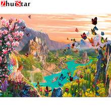 Pintura zhui star 5d faça você mesmo linda decoração para casa mosaico faça você mesmo ponto cruz 2024 - compre barato