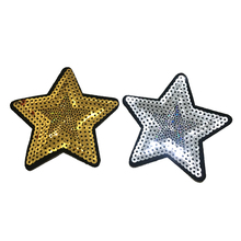 10PCS/lot Small Gold/Silver Stars Sequined Iron on Patches for Clothes DIY Decoration Accessories Star Sequins Appliques Patch 2024 - buy cheap
