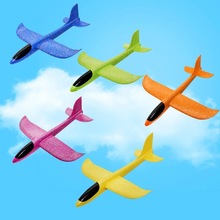35cm DIY Kids Toys Hand Throw Flying Glider Planes Foam Aeroplane Model Party Bag Fillers Flying Glider Plane Toys For Kids Game 2024 - compre barato