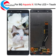 ЖК-дисплей 5,2 дюйма для BQ Aquaris X, дисплей, сенсорный экран, дигитайзер в сборе, Замена + Инструменты для BQ Aquaris X Pro LCD 2024 - купить недорого