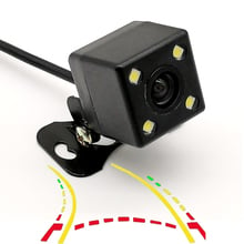 HD CCD 170D Intelligent Dynamic Trajectory Tracks With 4LED Night Vision Parking Line Universal Car Rear View Parking Camera 2024 - buy cheap