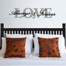 Free Shipping Large size Bedroom Wall Stickers ,large size Word Love wall stickers bedroom decor , bedroom art decal 2024 - buy cheap