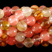 Круглые бусины с турмалиновым камнем для ожерелья 8 мм, россыпью, для женщин и девочек, подарки, незакрепленные, для изготовления ювелирных украшений диаметром 15 дюймов 2024 - купить недорого