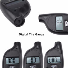 Portable 2-150 PSI Mini Digital Car Auto Tire Pressure Tester Motorcycle Tyre Air Meter Gauge LCD Display Keychain Design 2024 - buy cheap