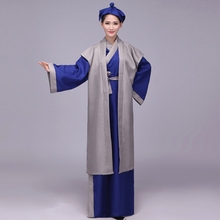 Костюм для взрослых китайские народные танцы Сюй Сянь одежда ханьфу танцевальные выступления сценический костюм 2024 - купить недорого