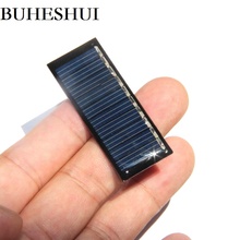 BUHESHUI Mini 0,13 W célula Solar 5 V módulo policristalino Panel Solar de juguete Sistema de grupo de estudio 50*20 MM 1000 piezas al por mayor 2024 - compra barato