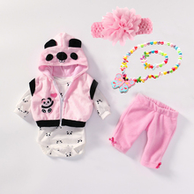 Ropa de muñeca Reborn con conjunto de joyería para niños, accesorios renacidos de muñeca de silicona para NPK 50-55 2024 - compra barato