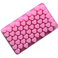 55 Holes Heart Shaped Silicone Cake Mold DIY Candy Bar Chocolate Fondant Molds Food Grade Cake Decorating Tools 2024 - buy cheap