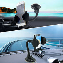 Универсальный автомобильный держатель для сотового телефона с GPS 360 °, кронштейн крепления лобового стекла, новые аксессуары для салона автомобиля, мобильный телефон, подставка для GPS 2024 - купить недорого