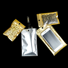 gold Jewelry pouch bags/gold aluminum foil ziplock bags for jewelry package 2024 - buy cheap