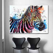 GOODECOR-Cuadro de Animal para pared, póster artístico para sala de estar, pintura en lienzo, decoración del hogar 2024 - compra barato