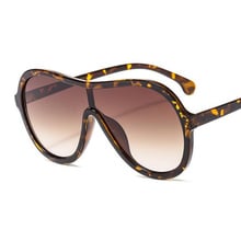 Tendencias de escudo gafas de sol de las mujeres Vintage de diseñador de la marca de lujo de las mujeres de plástico gafas de sol de gafas para mujer UV400 2024 - compra barato