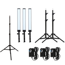 36w *3 LED lighting studio, shooting lamp, long light source, photo  lighting led light bar kit CD50 2024 - buy cheap