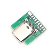 USB 3,1 tipo C conector hembra tipo enchufe SMT con placa de PC DIY 24pin 2024 - compra barato