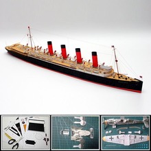 Paper Model Ship Canada Cunard liner MAURETANIA simulation toys 1:400 scale 60CM Long 3d puzzles handmade decoration papercraft 2024 - buy cheap