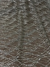 Hot sale African French net tulle Lace Fabric for party glued glitter sequins lace fabric 2024 - buy cheap