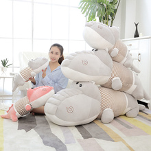 60/80/100cm Cute Animal Big Simulation Crocodile Plush Toy Stuffed Cushion Pillow Toys For Girl kids Kawaii Birthday Gifts 2024 - buy cheap