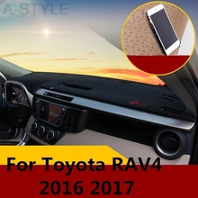 For Toyota RAV4 RAV 4 2016 2017 Center Console Instrument Panel Sunproof mat Interior decoration Car accessories 2024 - buy cheap