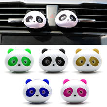 2pcs Car Outlet Perfume Air Conditioning Vent Air Freshener Car Styling Cute Panda Eyes Will Jump Perfumes Auto Accessories 2024 - buy cheap