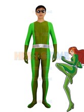 Totally Spies! Sam Green Spandex Superhero Cosplay Hallowen Costume 2024 - buy cheap