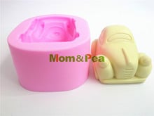 Mom&Pea 0006 Free Shipping Car Shaped Silicone Soap Mold Cake Decoration Fondant Cake 3D Mold Food Grade Silicone Mould 2024 - buy cheap