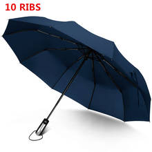 RECHAR Travel Windproof Umbrella Lightweight 10 Ribs Compact Automatic Umbrella Sun Rain Business Men Umbrellas Women Parasol 2024 - buy cheap