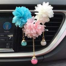 3D Flower Pendant Flavoring In Car Air Fresheners Fragrances Auto Perfume Aroma Diffuser Outlet Vent Clip Car Accessory For Girl 2024 - buy cheap