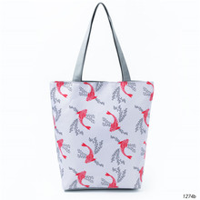 Miyahouse модная женская сумка-тоут с животным принтом, Хлопковая женская сумка на плечо, большая Вместительная дорожная женская сумка на молнии 2024 - купить недорого