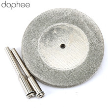 Dophee-MINI herramientas rotativas Dremel de corte con revestimiento de diamante genérico, disco de ruedas de hoja de alta dureza, 8 Uds., 50MM 2024 - compra barato