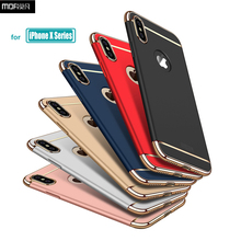 Funda para teléfono móvil iPhone XS Max, carcasa de protección dura de lujo Mofi 360, funda completa ajustada para iPhone XR 2024 - compra barato