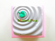 Mom & Pea 0484 Бесплатная доставка лист на волнах силиконовая форма для украшения торта помадка 3D форма для мыла ручной работы 2024 - купить недорого