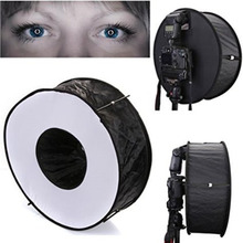 45cm 18" Easy-fold Ring Speedlite Flash Softbox Diffuser Reflector For Canon Nikon Godox Macro Shoot Portrait Photography 2024 - buy cheap