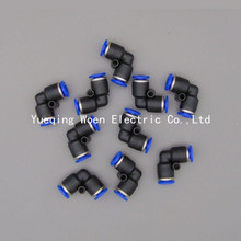 10pcs a lot one touch L type air elbow pneumatic tube fittings 12mm quick hose connector PV-12 right angle pipe joint PV1/2 2024 - buy cheap