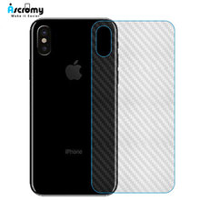10 PCS For iPhone XS Max Film Carbon Fiber Protector Back Film for iPhone 11 Pro X XR 8 Plus 7 6 6S 5 5S SE 4 4S 8plus pelicula 2024 - buy cheap