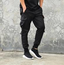 Autumn thin loose pocket personality fashion men pants harem pant men feet trousers pantalones hombre cargo pantalon homme 2024 - buy cheap