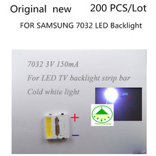 Contas de lâmpada led para samsung, 200 unidades, original, novidade, 7032 v, 150ma, smd, led, tv, luz de fundo, reparação, tira 2024 - compre barato