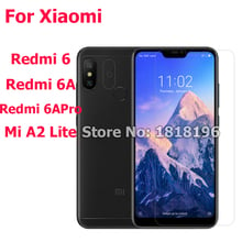 Vidrio templado para Xiaomi Redmi 6 Pro Protector de pantalla en Redmi 6 6 Pro mi A2 lite de vidrio para Xiaomi Redmi 6 de vidrio 2024 - compra barato