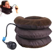 1Pc Black Inflatable Neck Massage Pillow Healthcare Neck Relaxation Cervical Device Traction Drop Collar Therapy Pain Relief 2024 - buy cheap