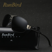 Солнцезащитные очки RunBird поляризационные для мужчин и женщин, зеркальные алюминиево-магниевые очки для вождения, для рыбалки, 1309R 2024 - купить недорого
