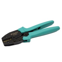 Pro'sKit CP-301N Non-insulated Terminal Crimping Tool High Quality Y.O Naked Terminal Ratchet Crimping Pliers Wire Stripper 2024 - buy cheap