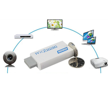 Adaptador convertidor Full HD 1080P compatible con Wii a HDMI, convertidor de Wii2HDMI-compatible, Audio de 3,5mm para Monitor de PC, pantalla HDTV 2024 - compra barato