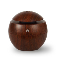 Mini Wooden Aromatherapy Humidifier Aroma Diffuser Air Purifier Color Changing LED Ultrasonic Mist Maker Humidifiers 2024 - buy cheap