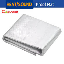 Cawanerl 30CM X 100CM Car Engine Trunk Aluminum Foil Sound Heat Insulation Noise Control Deadening Deadener Cotton Mat 2024 - buy cheap