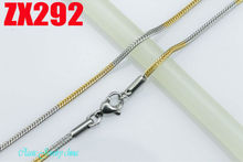 Wholesale - 18Inch 316L stainless steel necklace 1.5mm chain women's fashion Jewelry chains ZX292 2024 - buy cheap